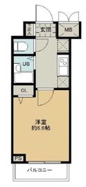 ステージファースト代々木公園 2階 間取り図