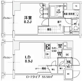 エスティメゾン王子 1505 間取り図