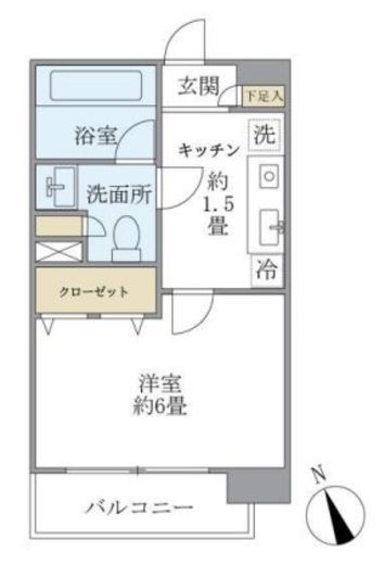 エコロジー白山レジデンス 702 間取り図