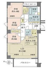 ザ・パークハウス千代田六番町 5階 間取り図