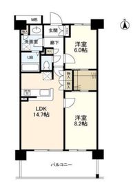 アンビエンテ経堂 705 間取り図
