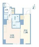 コスモリード渋谷神山町 302 間取り図