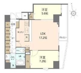 グラウンドツリー 602 間取り図