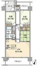 プラウドシティ大泉学園 6階 間取り図