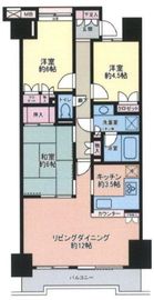 アールヴェール文京白山 15階 間取り図
