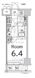 クレストタップ新横浜 805 間取り図
