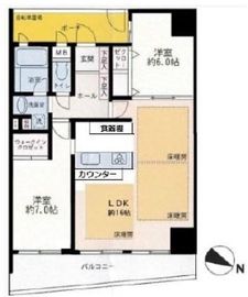ロワール横濱レムナンツ 7階 間取り図
