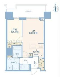 HARUMI FLAG SKYDUO SUN VILLAGE (晴海フラッグ スカイデュオ サンヴィレッジ) 29階 間取り図
