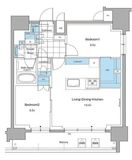 ルフォンプログレ本郷三丁目 1302 間取り図