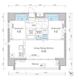 デュオメゾン文京白山 1001 間取り図