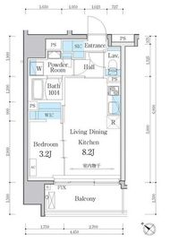 デュオメゾン文京白山 201 間取り図