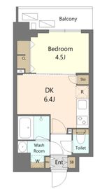 S-RESIDENCE新宿早稲田avelis (エスレジデンス新宿早稲田アヴェリス) 601 間取り図