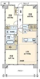 プラウドシティ方南町 2階 間取り図