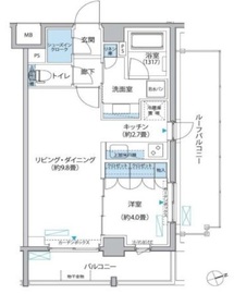 プラネソシエ大森山王 508 間取り図