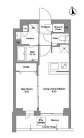 コンフォリア戸越公園 205 間取り図
