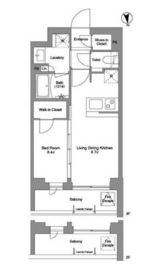 コンフォリア戸越公園 308 間取り図