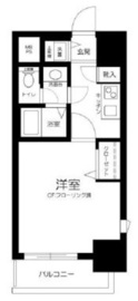 メゾン・ド・ヴィレ日本橋浜町 7階 間取り図