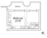 アスタルテ上原 105 間取り図