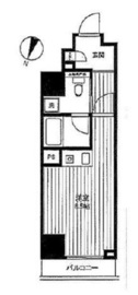 Feel A 渋谷 7階 間取り図