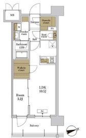 RJRプレシア川口 411 間取り図