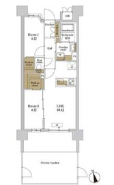 RJRプレシア川口 103 間取り図