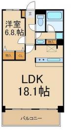 竹橋ヒルズ 909 間取り図