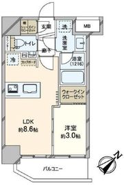 エステムプラザ湘南藤沢 8階 間取り図