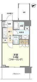 ブランズタワー大船 6階 間取り図