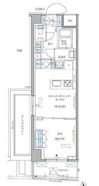 パークアクシス文京本郷 702 間取り図