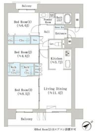 ナナアーク千石 704 間取り図