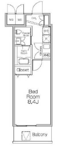 プライムアーバン新百合ヶ丘 2階 間取り図