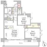 JP noie 練馬旭丘 (ジェーピーノイエ練馬旭丘) 208 間取り図