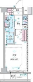GENOVIA川崎鈴木町skygarden 3階 間取り図