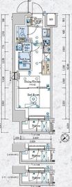 エステムコート横濱反町 4階 間取り図