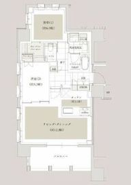 アトラス麻布十番 5階 間取り図