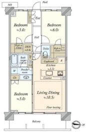 シティテラス川崎鈴木町ガーデンズ 4階 間取り図