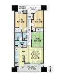 ライオンズマンション馬込マークヒルズ 2階 間取り図