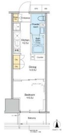 プラウドフラット四谷三丁目 903 間取り図
