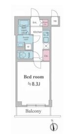 レオーネ方南町 205 間取り図