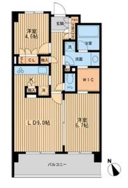 HF若林公園レジデンス 210 間取り図