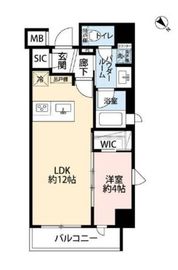 クレイシア月島 3階 間取り図