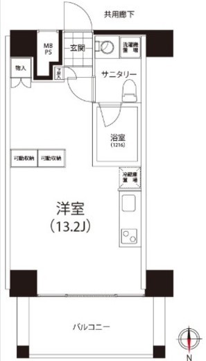 クイズ恵比寿 705 間取り図