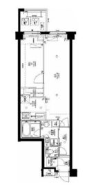 オープンレジデンシア恵比寿 4階 間取り図