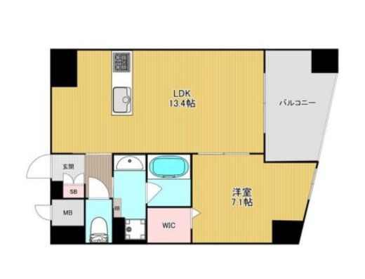 Villa M01 101 間取り図