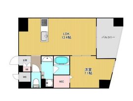 Villa M01 701 間取り図