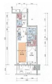 プレシス東京三ノ輪 505 間取り図