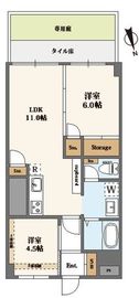 マンション白金台 1階 間取り図