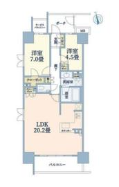 ブランズ西新宿 1階 間取り図