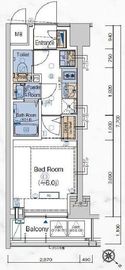 エステムプラザ横濱関内 10階 間取り図
