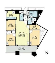 芝浦アイランド ケープタワー 29階 間取り図